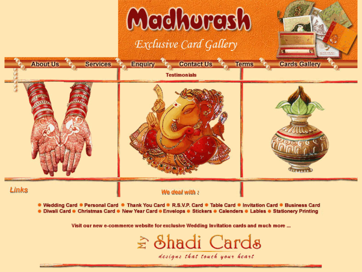 www.madhurashcards.com