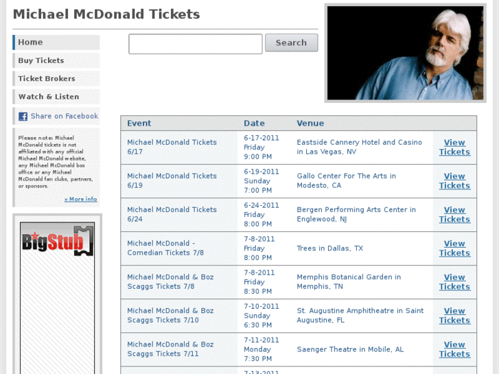 www.michaelmcdonaldtickets.com