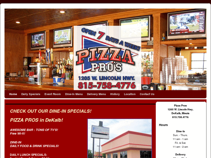 www.pizzaprosdekalb.com