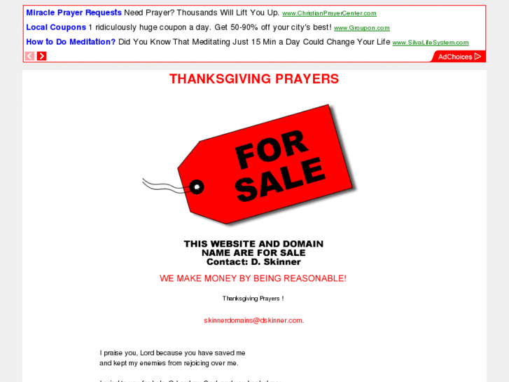 www.thanksgivingprayers.com