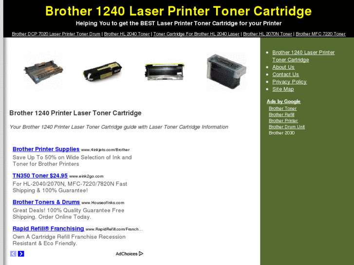 www.brother1240laserprintertonercartridge.com