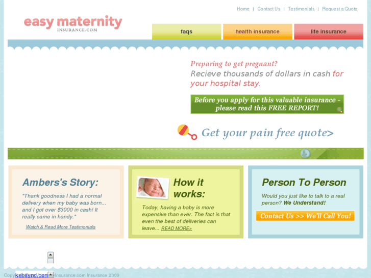 www.easymaternityinsurance.com