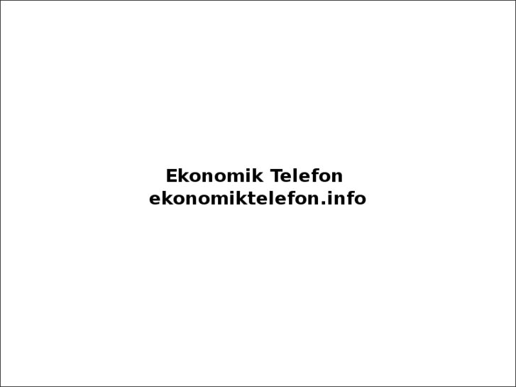 www.ekonomiktelefon.info