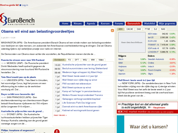 www.eurobench.nl