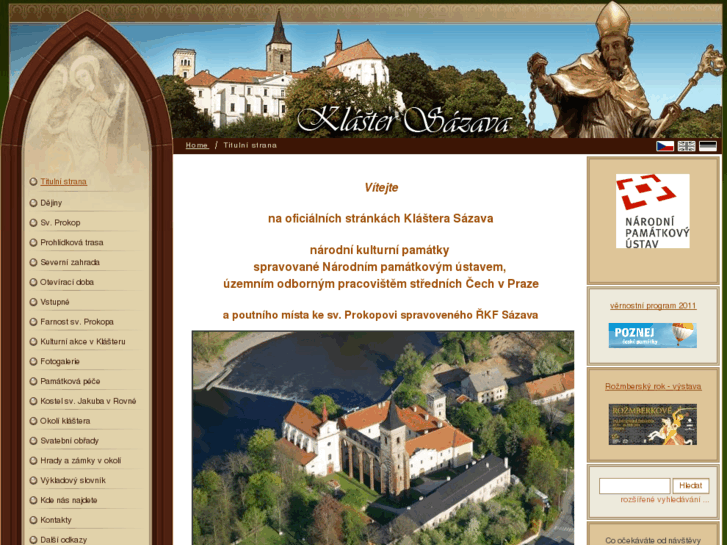 www.klaster-sazava.cz