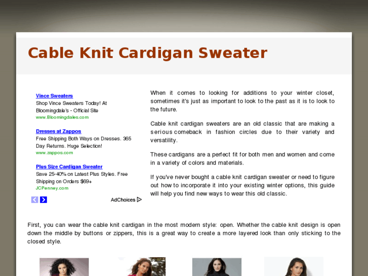 www.cableknitcardigan.com