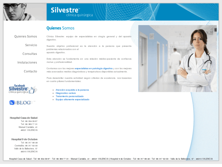 www.clinicasilvestre.es