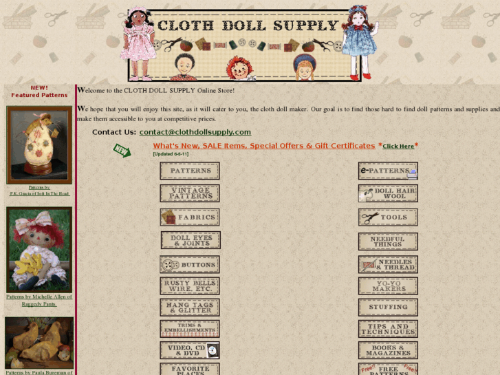 www.clothdollsupply.com