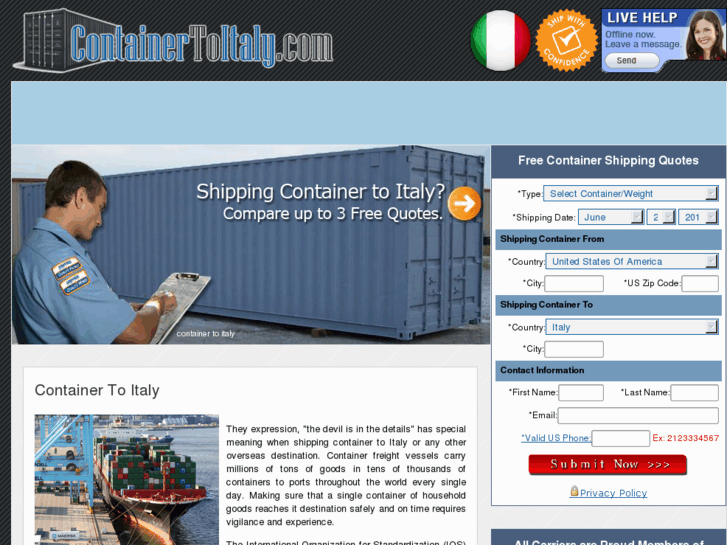 www.containertoitaly.com