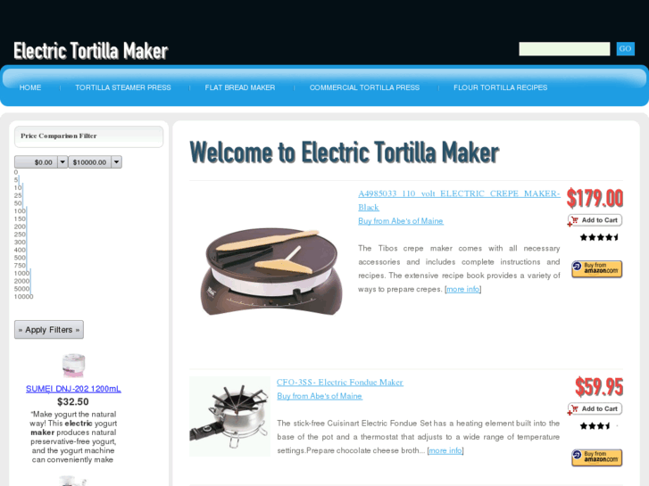 www.electrictortillamaker.net