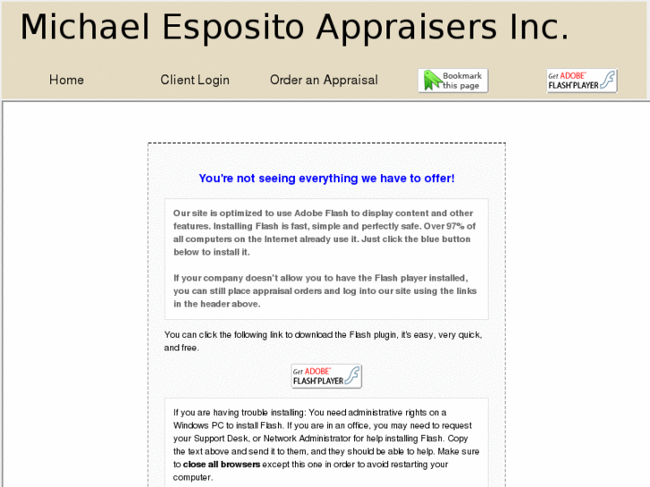 www.michaelespositoappraisers.com