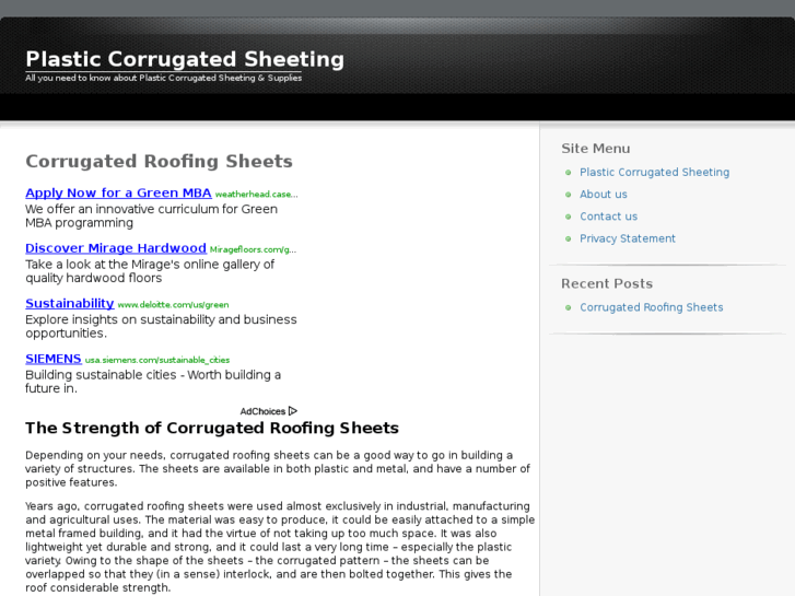 www.plasticcorrugatedsheeting.com