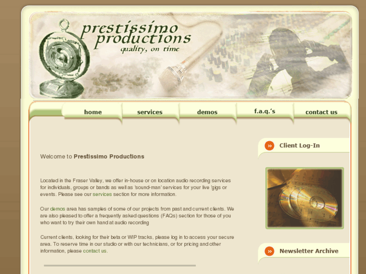 www.prestissimoproductions.com