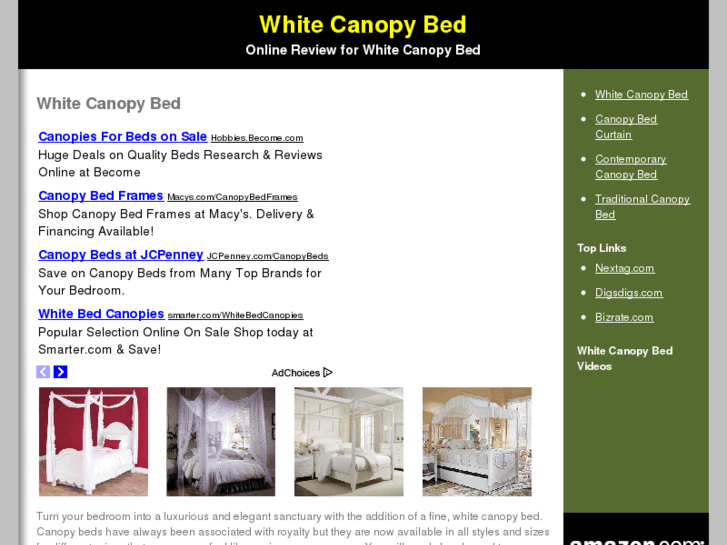 www.whitecanopybed.net