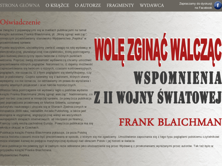 www.wole-zginac-walczac.pl