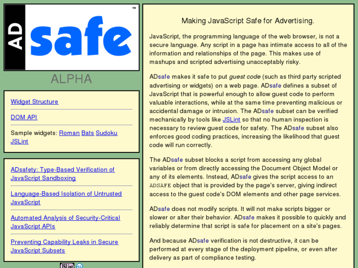 www.adsafe.org