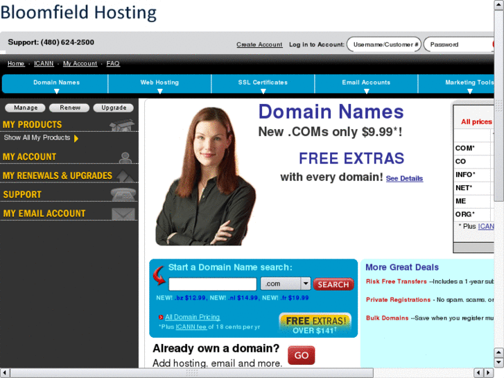 www.bloomfieldhosting.info