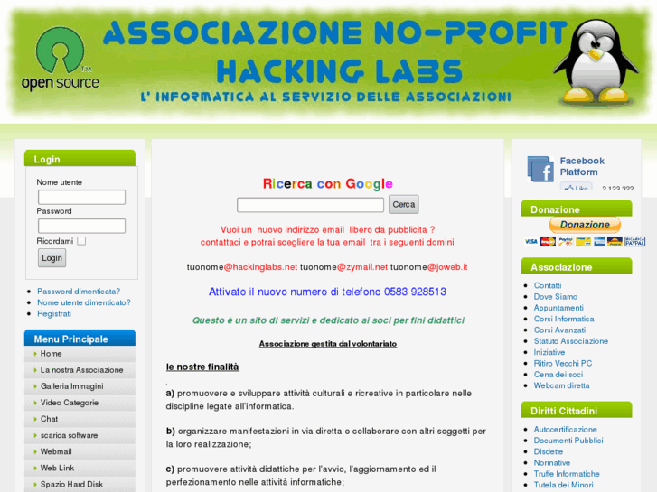 www.hackinglabs.it