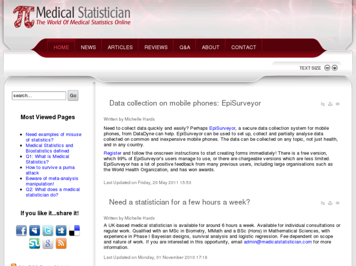 www.medicalstatistician.com