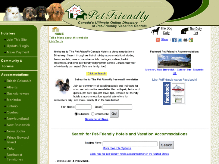 www.pet-friendly-canada.com