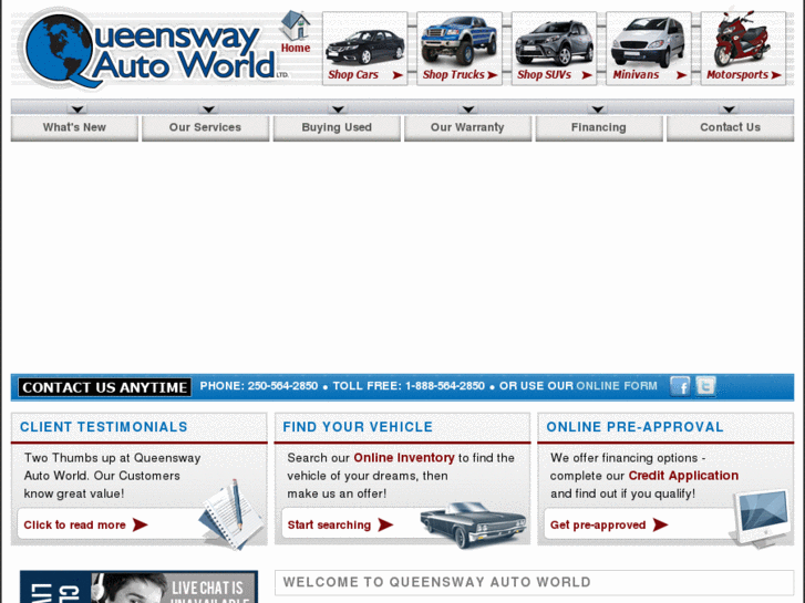 www.queenswayautoworld.com