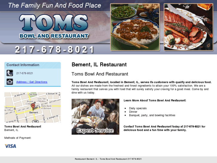 www.tomsbowlandrestaurant.com