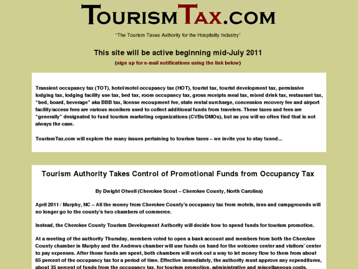 www.tourismtax.com