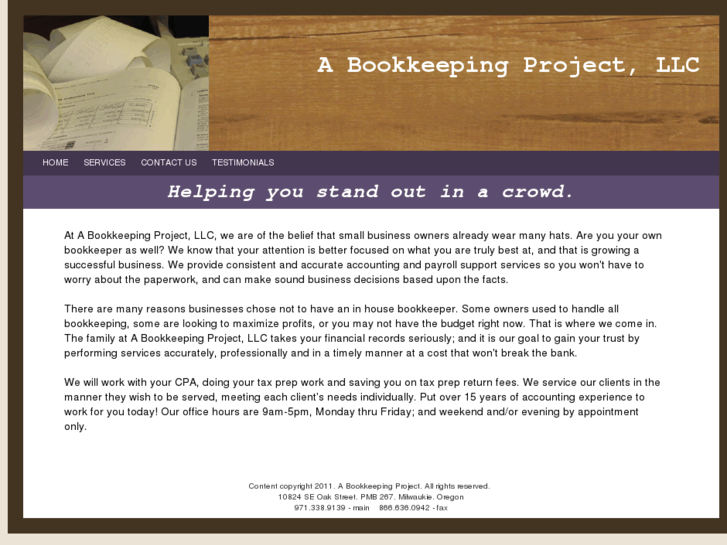 www.abookkeepingproject.com