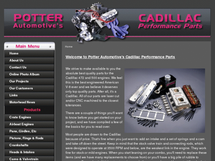 www.cadillacperformanceparts.com