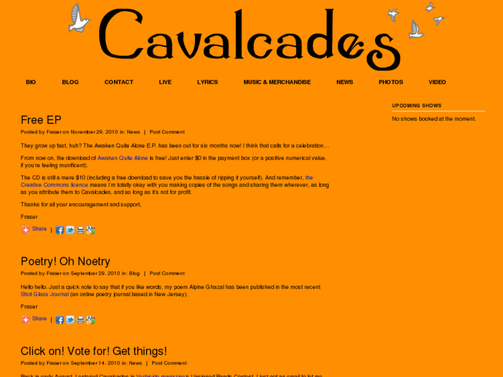 www.cavalcadesmusic.com