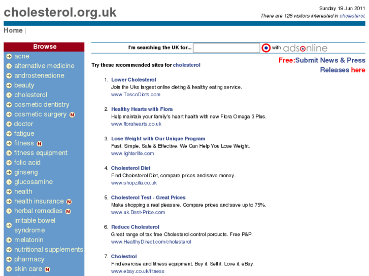 www.cholesterol.org.uk