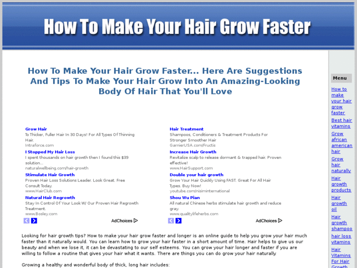 www.howtomakeyourhairgrowfaster.info