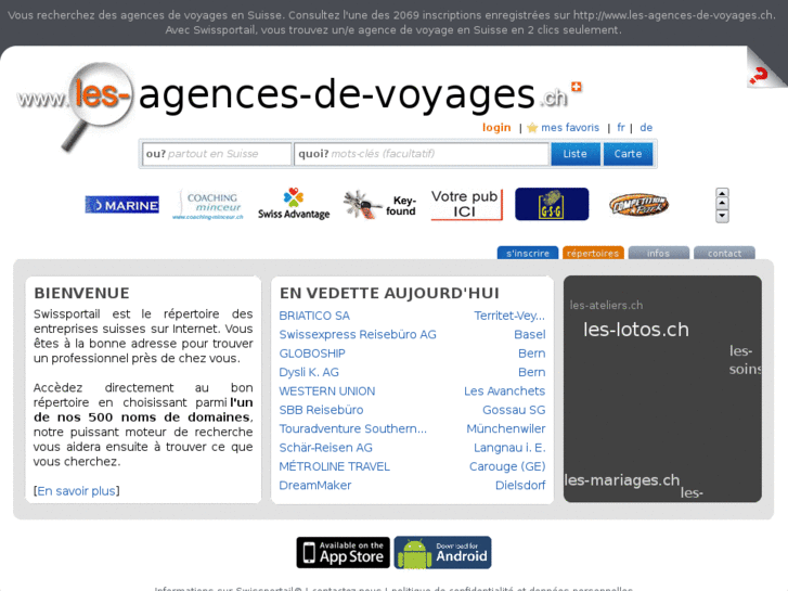 www.les-agences-de-voyages.ch