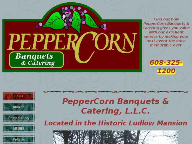 www.peppercornbanquets.com
