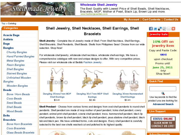 www.shellmadejewelry.com