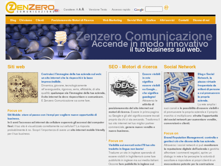 www.zenzerocomunicazione.it