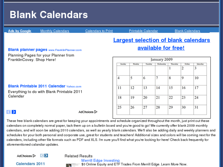 www.blankcalendars.org