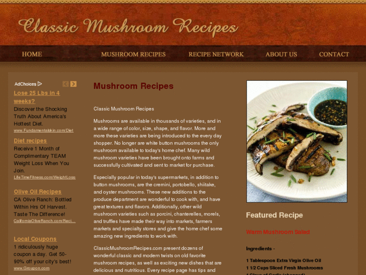 www.classicmushroomrecipes.com