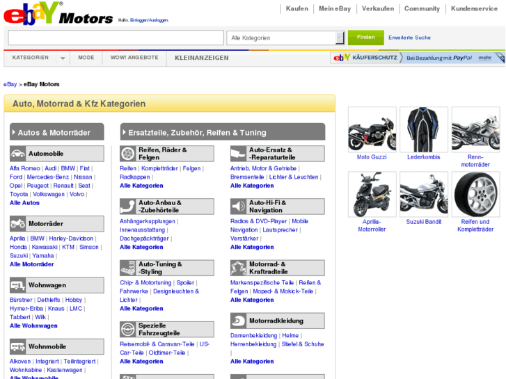 www.ebaymotors.de