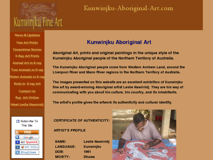 www.kunwinjku-aboriginal-art.com