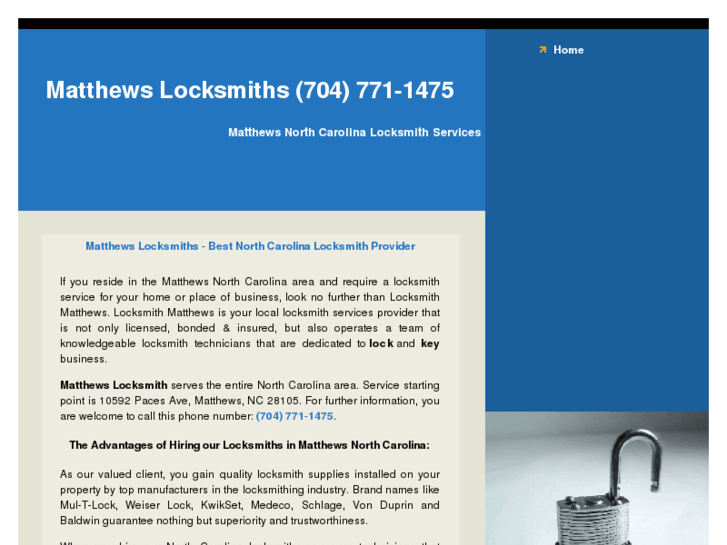 www.matthewslocksmiths.com