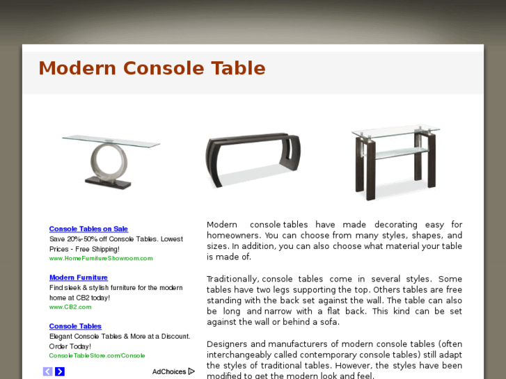 www.modernconsoletables.com