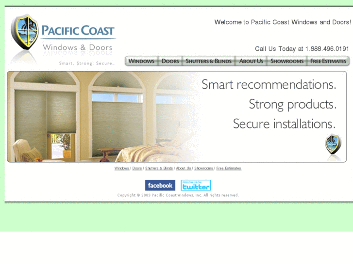 www.pacificcoastwindowsanddoors.com