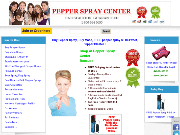 www.pepperspraycenter.org