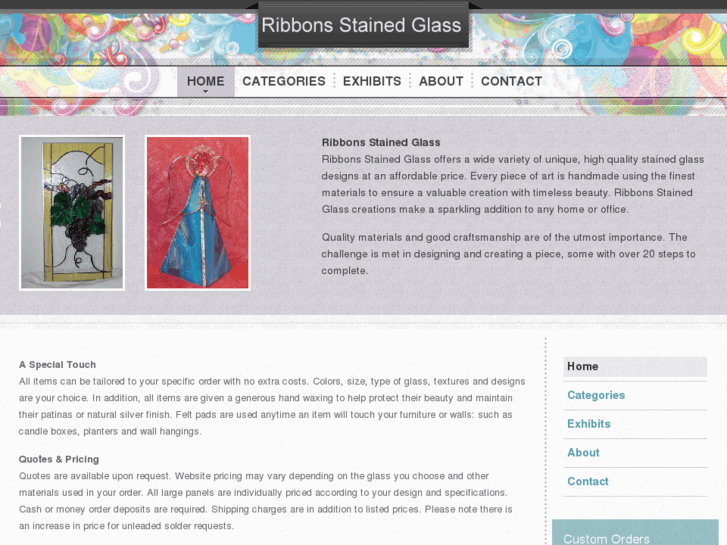 www.ribbonsstainedglass.com