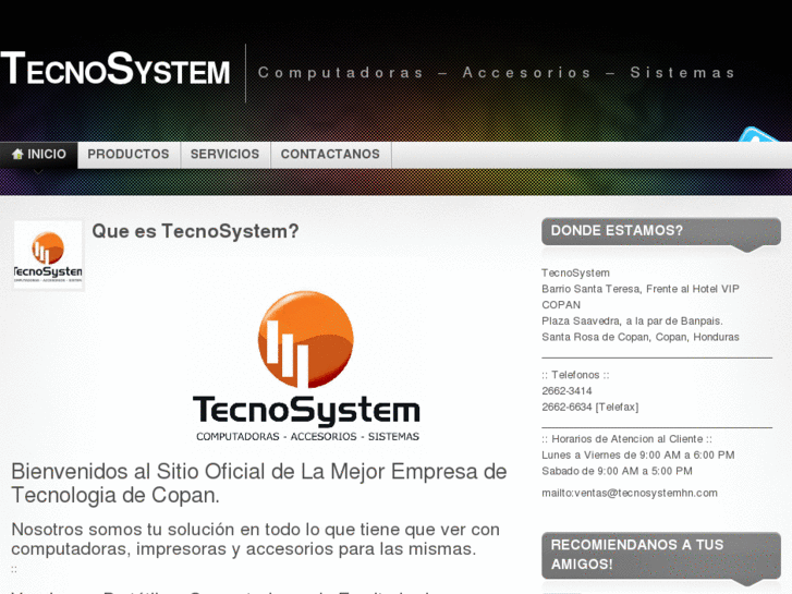 www.tecnosystemhn.com