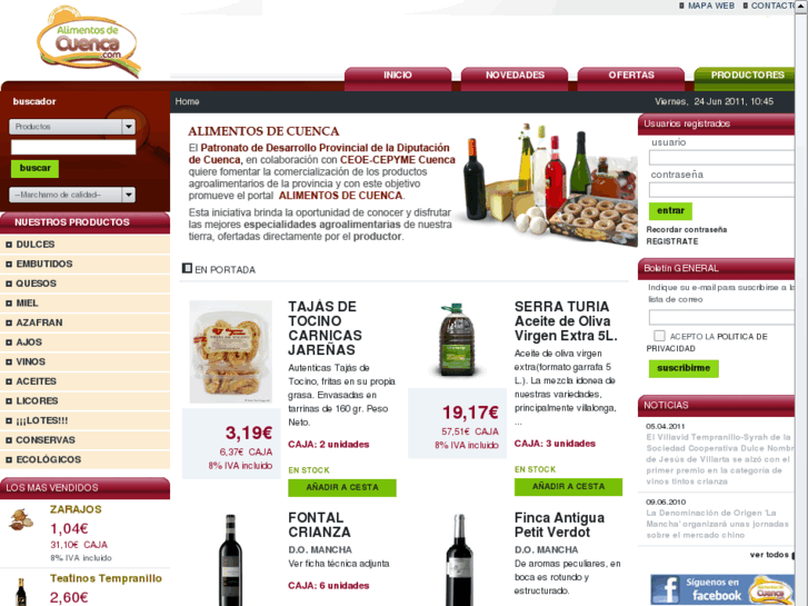 www.alimentosdecuenca.es