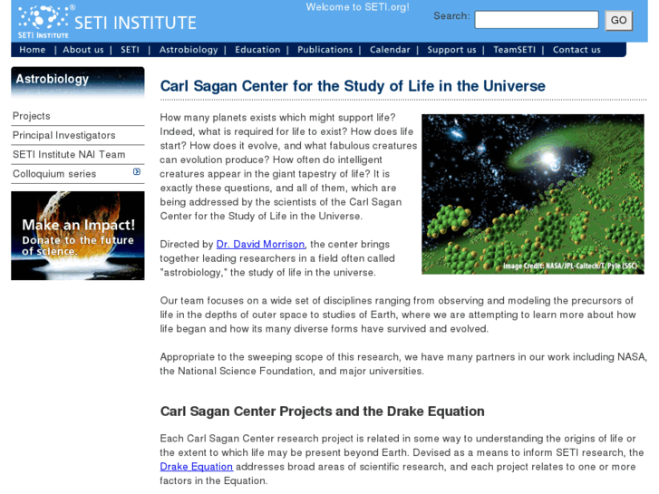 www.carlsagancenter.net