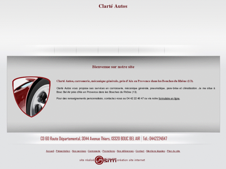 www.carrosserie-clarteauto.com