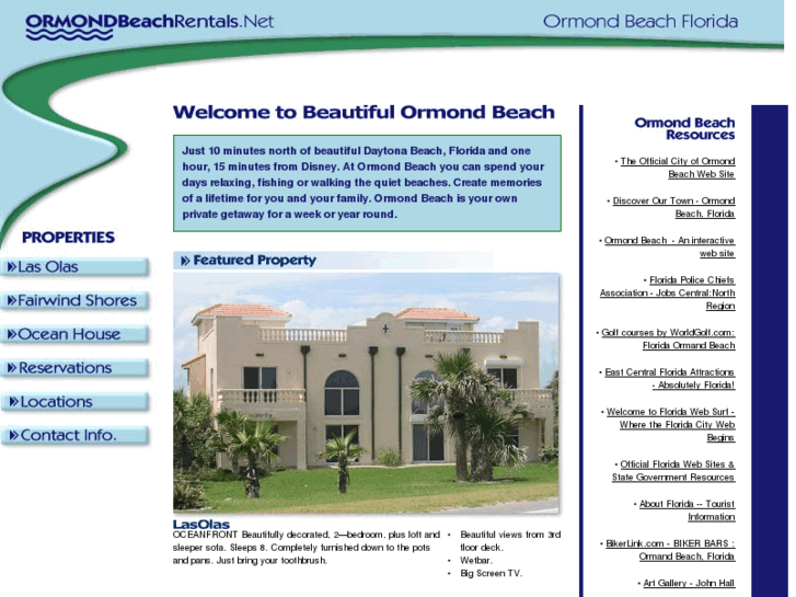 www.ormondbeachrentals.net